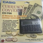 Nos Casio Cv-700 Currency Converter & Calculator Sealed In Original Packaging. Fixed Price $38.95.
