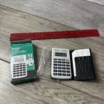 Sharp Elsi Mate Calculator El-233g Basic Pocket Mini Needs Battery W Box. Fixed Price $10.92.