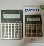 New Casio Ds-2b Heavy Duty Calculator Black Gold In Box. Fixed Price $66.88.