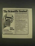 1976 Commodore Sr7919d Calculator Ad - Genius. Fixed Price $19.99.