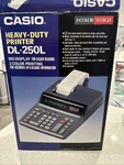 Casio Dl-250l Heavy Duty Calculator Adding Machine 2 Color Ribbon Print. Fixed Price $29.99.
