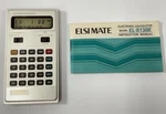 Vintage Sharp Elsi Mate El 8138e Calculator Clock Stop Watch Date Leather Time. Fixed Price $48.00.