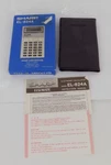 Sharp El-824a Pocket Calculator With Case, Box, And Paperwork! Free Shipping!. Fixed Price $19.99.