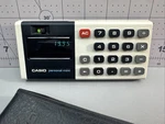 Casio Personal Mini Calculator Pocket Japan Made Tested Works W/ Cover. Fixed Price $24.95.