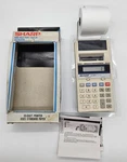 Vintage Sharp El-1611 C Hand Held Print Display Calculator 10-digit Printer. Fixed Price $15.00.