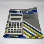 New Old Stock Sharp Calculator El-230b Extra Large Keys Vintage. Fixed Price $19.99.