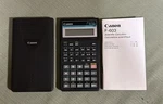 Canon F-603 Pocket Scientific Statistical Calculator W/cover & Manual. Fixed Price $16.00.