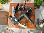 Tamaya Working Sextant Antique Navigation Tool In Wooden Box For Christmas Gift. Fixed Price $143.14.