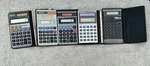 Sharp Elsi Mate El-376c, El-326f, El-480g, El-326h -&- Canon Card Lc-42 Lot Of 5. Fixed Price $39.00.