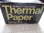 Vintage Hewlett Packard Thermal Paper Rolls Box Of 6. Fixed Price $19.99.