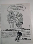 Casio Fx-80 Vintage Print Ad !! " Good Calculator. Fixed Price $12.00.