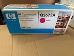 Hp Q2673a Magenta Toner Cartridge For Laserjet 3500. Fixed Price $10.00.