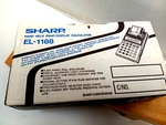 Vintage Sharp El-1188 Handheld Print/display Calculator In Original Box Euc. Fixed Price $14.98.