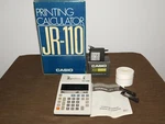 Vintage Desk Office Casio Printing Calculator Jr-110 In Box Never Used New Nos. Fixed Price $59.99.