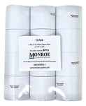 Monroe Calculator Paper Rolls, 15 Lb Bond Paper, 2 1/4" X150', Pack Of 12 Rolls. Fixed Price $29.99.