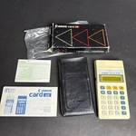 Canon Card Lc-32 Calculator Vintage Retro Made In Japan W/ Box And Manuals. Fixed Price $13.99.