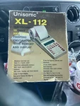 Vintage! Unisonic Xl-112 Calculator With Case & Instructions Untested. Fixed Price $39.95.