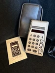 Bowmar The Answer 2 Vintage Calculator With Case And Booklet Box- Turns On!. Fixed Price $29.00.