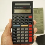 Vtg 1988 Texas Instruments Ti-34 Scientific Solar Calculator W/ Cover & Card. Fixed Price $19.99.