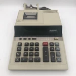 Vintage Sharp Compet Vx 1612 Digital Calculator Desk Top Paper Printer Works. Fixed Price $14.99.