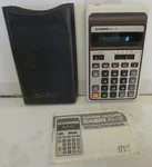 Casio Al-8 Electronic Calculator +case Sleeve & Manual - Vintage -tested. Fixed Price $34.77.