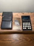 Sears Electronic Slide Rule Calculator + Manual Case / Model 801.58770 Works. Fixed Price $18.90.