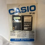 Casio Bf-80 Financial Calculator Lcd Display, Date & Loan Calculations. Fixed Price $39.99.