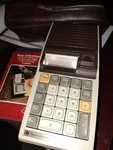 Vintage Texas Instruments Printing Calculator Ti-5050m With Manual/cover/no Cord. Fixed Price $20.00.