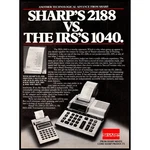 1982 Sharp El-2188 Electronic Calculator Vintage Print Ad El-1195 Wall Art Photo. Fixed Price $16.97.