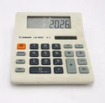 Vintage Canon Calculator Mini Solar Power Model Ls-80z White Works. Fixed Price $11.99.