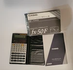 Vintage Casio Fx-50f Approved Scientific Formula 23 Calculator Tested. Fixed Price $29.95.