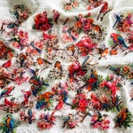 180 Pcs Clear Bird Flower Stickers For Scrapbooking Vintage Watercolor A. Fixed Price $15.77.
