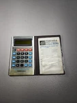 Toshiba Model Lc-830 Ultra Thin Lcd Calculator With Case & Manual New Battery. Fixed Price $14.99.
