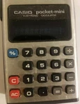Casio Pocket-mini Calculator Electronic P-810 Vintage Tested Working. Fixed Price $25.49.