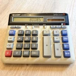 Sharp Elsi Mate El-2135 Twin Power S12 Memory Safe Calculator Vintage Desk Top. Fixed Price $34.99.