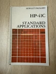 Standard Pac Manual For Hewlett Packard Hp 41c Cv Cx Calculator. Fixed Price $9.75.