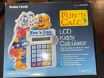 New Radio Shack Fun 'n Calc Lcd Kiddy Calculator - 60-2334. Fixed Price $14.00.