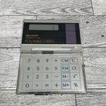 Rare!! 1985 Elsi Mate El 866 Foldable Card Solar Cell Calculator Japan-tested. Fixed Price $500.00.