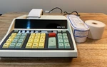 Montgomery Ward Ebn6913 Electronic Calculator Printer W/ Rolls & Manual. Fixed Price $14.99.