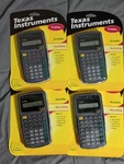 Texas Instruments Ti-30xa Scientific Calculator Factory Sealed Lot Of 4. Fixed Price $30.00.