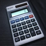 Sharp Elsi Mate El-326g Solar Cell Calculator With Cover 4.5"l X 3"w. Fixed Price $9.99.
