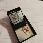 1983 Sharp Data Card Business Graphics Ce-501b 31000284 Japan Vtg. Fixed Price $76.00.