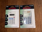 Sharp El233sb 8-digit Lcd El-243sb Standard Function Pocket Calculator. Fixed Price $19.75.