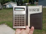 Ti-1750 Iii Texas Instruments Portable Electronic Calculator W/ Case & Manual. Fixed Price $5.99.