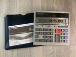 Rare Vintage Sharp Qv-2150 Solar Battery Desk Calculator 12 Digit Kickstand Vtg. Fixed Price $25.69.