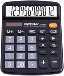 Catiga 12 Digit Desk Calculator Large Lcd Solar Battery Dual Power. Fixed Price $15.99.