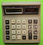 Vintage Technico Sl881 Solar Powered Calculator - Works Nostalgic Math Tool Tan. Fixed Price $9.95.