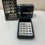 Vtg 1975 Apf Mark 26 Electronic Calculator Red Led Tested With Battery-works. Fixed Price $18.55.