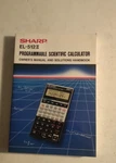 Sharp El-512h Programmable Scientific Calculator Owner's Manual & Handbook.. Fixed Price $9.99.