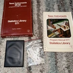 Texas Instruments Ti Sr-52 Manual & Magnetic Cards W/ Case St1. Fixed Price $118.72.